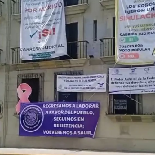 Regresan a laborar 800 trabajadores del Poder Judicial en Oaxaca tras 2 meses de paro